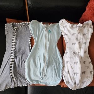 BUNDLE OF 3 WEARABLE BLANKET FOR BABY